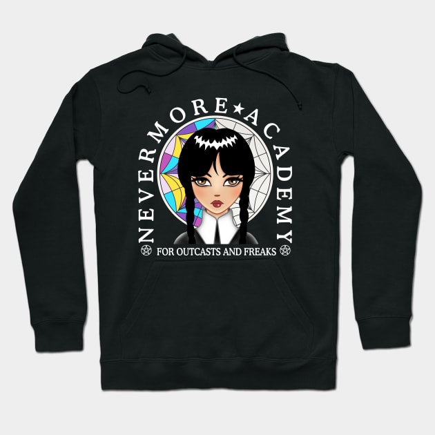 Nevermore Academy Wednesday Hoodie by Gothic Rose